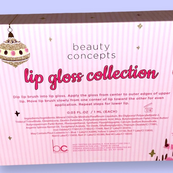 Beauty Concepts 15 Festive Colors Lip Gloss Collection - NIB - Picture 4 of 4